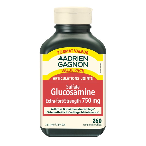 Adrien Gagnon - Glucosamine Sulfate Extra Strength 750 mg (260 tabs)