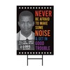 John Lewis Good Trouble Protest Yard Sign - Anti-Trump, Resist