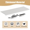 Window Sill Extender Plate, 15.8inch Carbon Steel Storage Shelf, Window