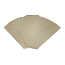 5 Size 6 Coffee Filter Paper Cones - Brown