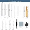 AGPTEK 48 PCS Sketch Drawing Tools, 20 Blending Stumps Set