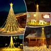 Christmas Tree Lights Waterfall, 9 Pieces 2 m 198 LEDs
