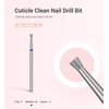 MelodySusie 6.7mm Inverted Tapered Cuticle Clean Nail Drill Bit 3/32'',