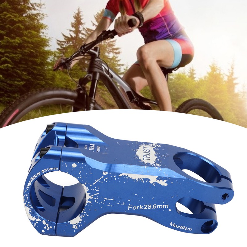 Bike Stem Long Adjustable CNC Handlebar Lightweight Hollow 31.8mm Bike