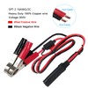 SAE to Battery Alligator Clip - KUNCAN 1.5FT 12V SAE