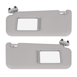 AINTIER Left and Right sides Sun Visor for 2006-2013 for Toyota for RAV4(with Sunroof), Gray Left and Right sides Sun Visor Replace 74320-42501-B3,74320-42500-B3,74320-42501-B2