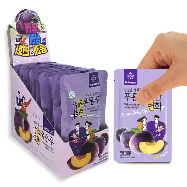 Premium Prune Refreshing Change 100ml 12 Packets Dietary Fiber /