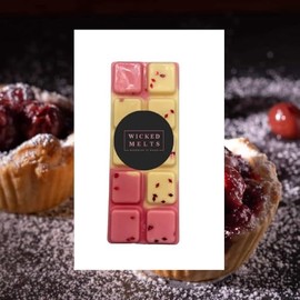 Winter Cherry & Ginger Frosting Wax Melt Snap Bar - Vegan Wax Melts - Scented Wax Melts - Handmade in Wales - Wax Melts Strong Scented