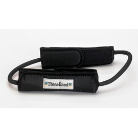 completemedical Theraband Prof Resist Tubing Loop w/Padded Cuffs Black