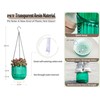 Melphoe 2 Pack Self Watering Hanging Planters Indoor Flower Pots,