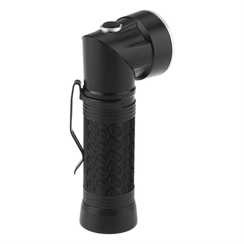 Zerodis Portable Handheld Bright Flashlight,T6+COB LED Torch,90°Foldable Magnetic Tail,4 Mode