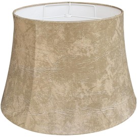 TOOTOO STAR Drum Large Lamp shades 12" Top x 16" Bottom x 11" High, Seaside Village Leather Lamp Shade (Spider Fitter) for Table Lamps Floor Lamps Hand Crafted, Easy Assembly Required