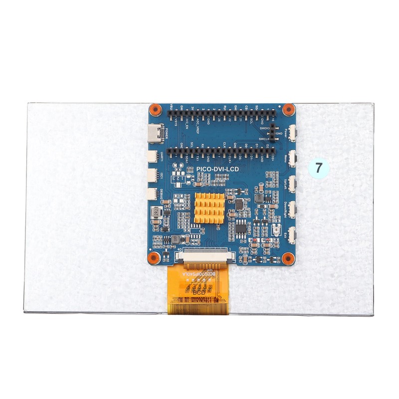 7inch DVI Display Module 170 Degree Viewing Angle 1024x600 Screen