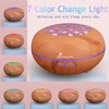 Diffuserlove Essential Oil Diffuser 550ML Diffuser Remote Control Wood Grain