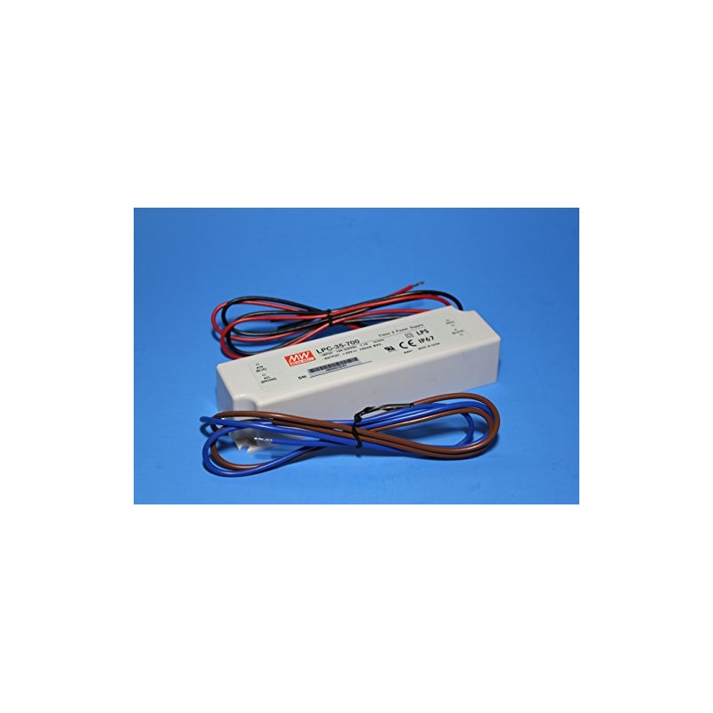 LPC-35-700 Mean Well AC/DC Single Output Power Supply. 35Watts, 9-48V