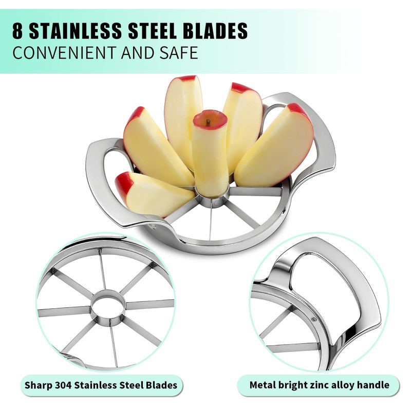 LIIGEMI Apple Core Slicer - Easily Cut Smooth Apple Slices