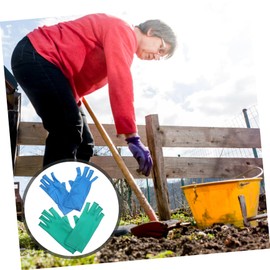 Baluue 2 Pairs Mitts Fingerless Knitting With Exposed Fingers Face Cloths for Washing Face Manicure Hand Sewing Supplies Quilting Gloves Fingerless Glove Hand Sewing Gloves Spandex