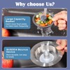 3 In 1 Kitchen Sink Strainer, Upgraded Kitchen Sink Plugs,