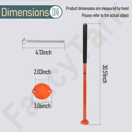 FancyTark 088-3505-00 088-3500-00 Mount Assist Handle Kit Compatible with Bad Boy Zero Turn Mowers (Except R Series), Easy to Install and Robust