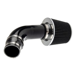 KAC 3" Universal Cold Air Intake System Kit Filter & Clamp Accessory -Compatible With Honda Civic 2006-2011 1.8LAir Intake Kit (Black)