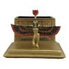 Ebros Egyptian Isis With Open Wings Golden Jewelry Box Statue