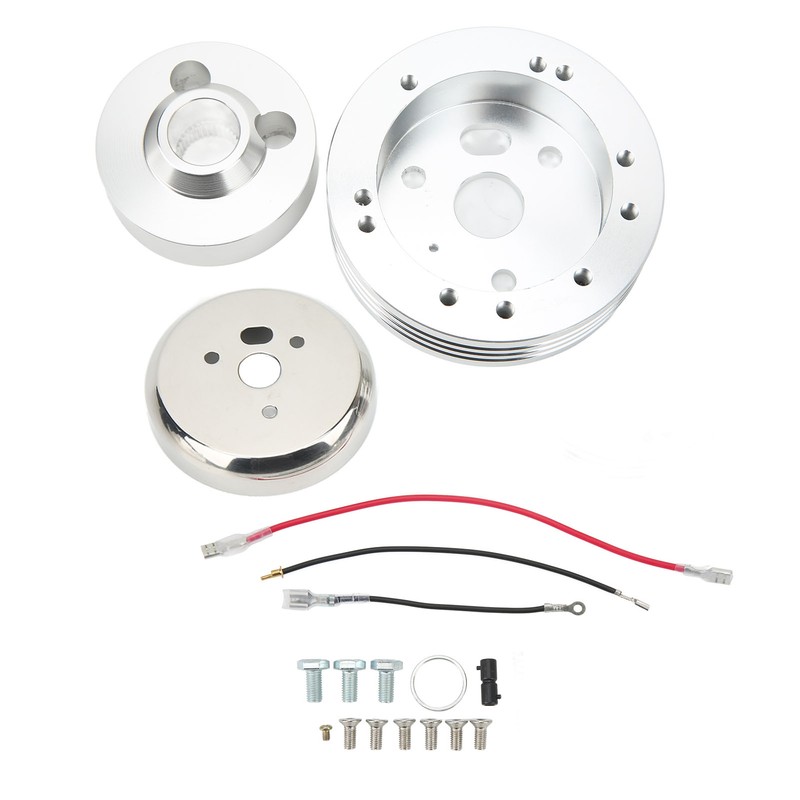 Steering Wheel Hub Adapter Polished 5 and 6 Hole Strong