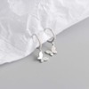 Cute Butterfly Small Cartilage Cuff Hoop Earrings With Tiny Charm