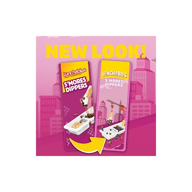 Lunchables S'mores Dippers Snack Pack with Honey Graham Sticks (Milk