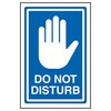 V Safety Do Not Disturb - Blue 200 x 300mm