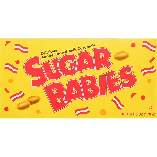 Sugar Babies Candy Coated Milk Caramels, 6 OZ (Pack of 12)