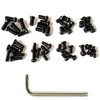 KEMIFON #6-48 and #8-40 Screw Set, Oval Head Torx Key