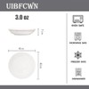 UIBFCWN 10 Pack Soy Sauce Dishes, 3 oz Ceramic Dipping