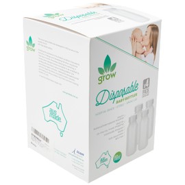 GrowBaby Sterile Disposable Baby Bottles 4 Pack, 250 ml Capacity, 4 Count