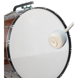 cobalt planet Bass Drum Mallet, Set of 2, Felt Drum Stick Mallet, Brass Band, Marching Gong, Timpani, Large Drums (Set of 2)