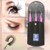 SMI 3-Piece Eyelash Tweezers Set, Curved & Straight, Eyelash Tweezers,