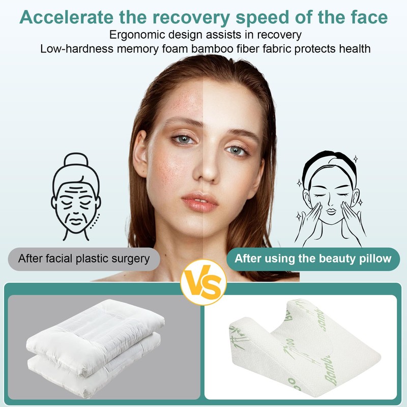 Vanesa Facelift/Rhinoplasty Recovery Pillow, Best Pillow for After Face Lift