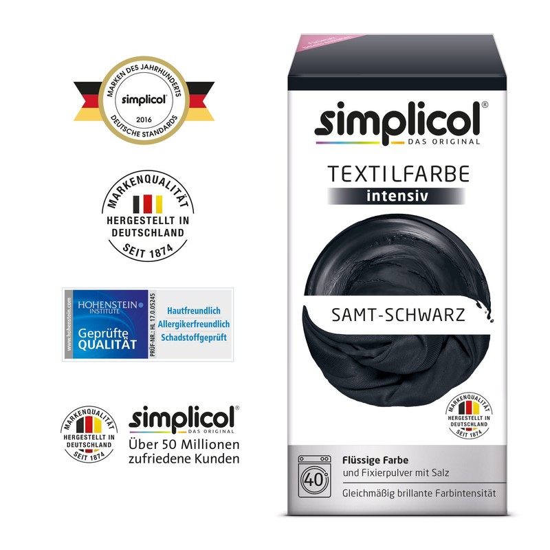 Simplicol Intense Fabric Dye (18 Colours)