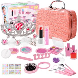 OTONOPI Makeup Set, Makeup Set, Kids Cosmetics, Girls, Elementary School Students, Toy, Present, Cosmetics Set, Pretend Play Set, Real, Pretend Play, 31 Piece Set, Additive-Free, 6, 7, 8, 9, 10, 11,