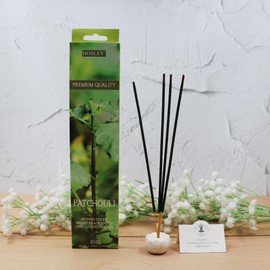 Hosley Serenity Patchouli Incense Sticks Essential Oils Infusion for Long-Lasting Aromatherapy Bliss Holistic Relaxation in Every Box Pack of 240 Incense Stick