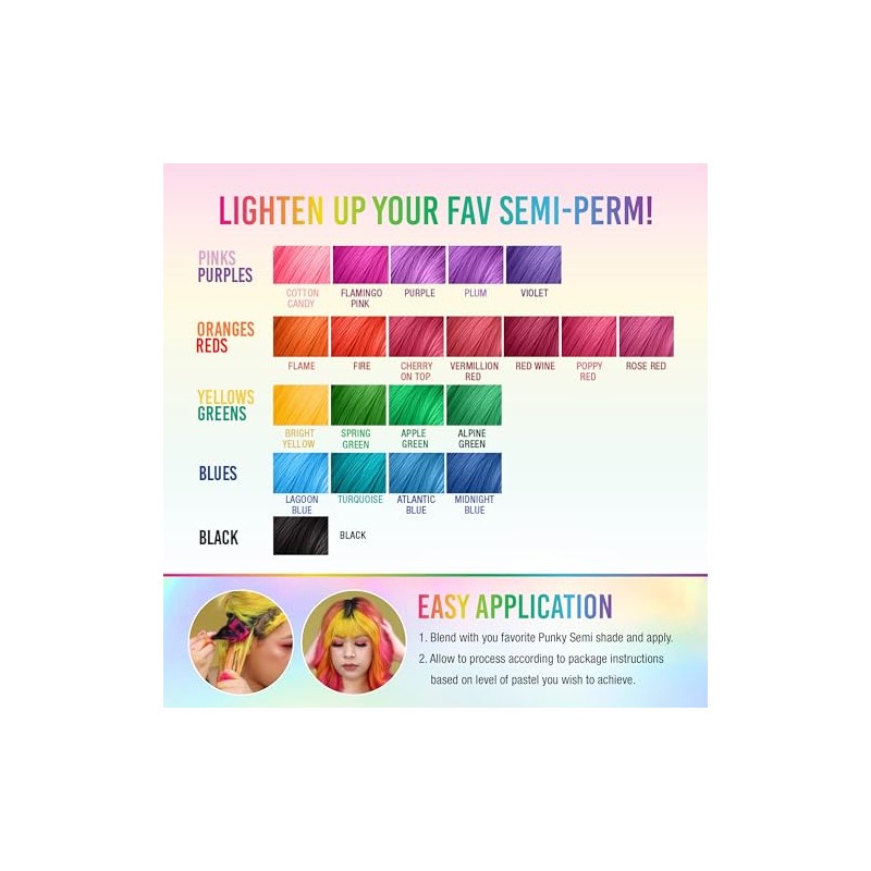 JEROME RUSSELL Jerome russell punky color semi-permanent conditioning hair color