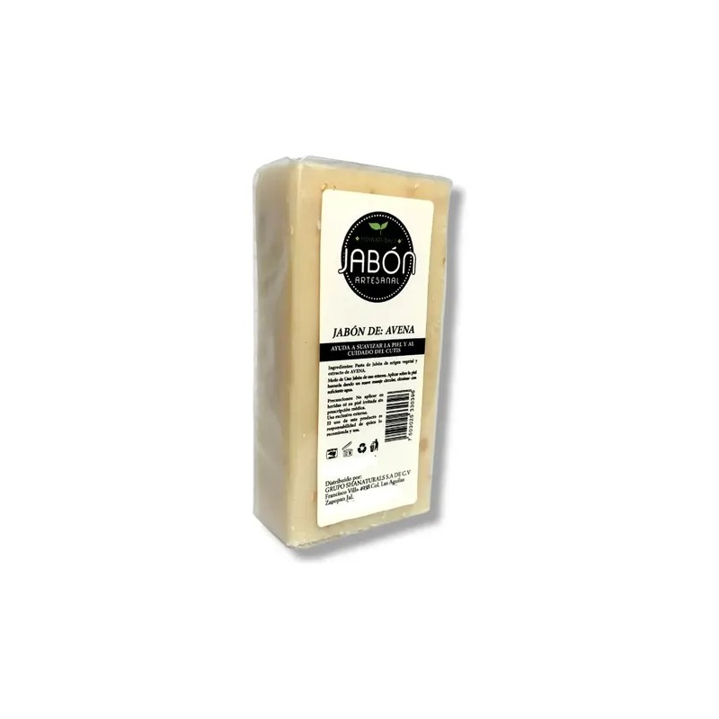 10 Jabón Artesanal De Avena Vegano Natural 100gr