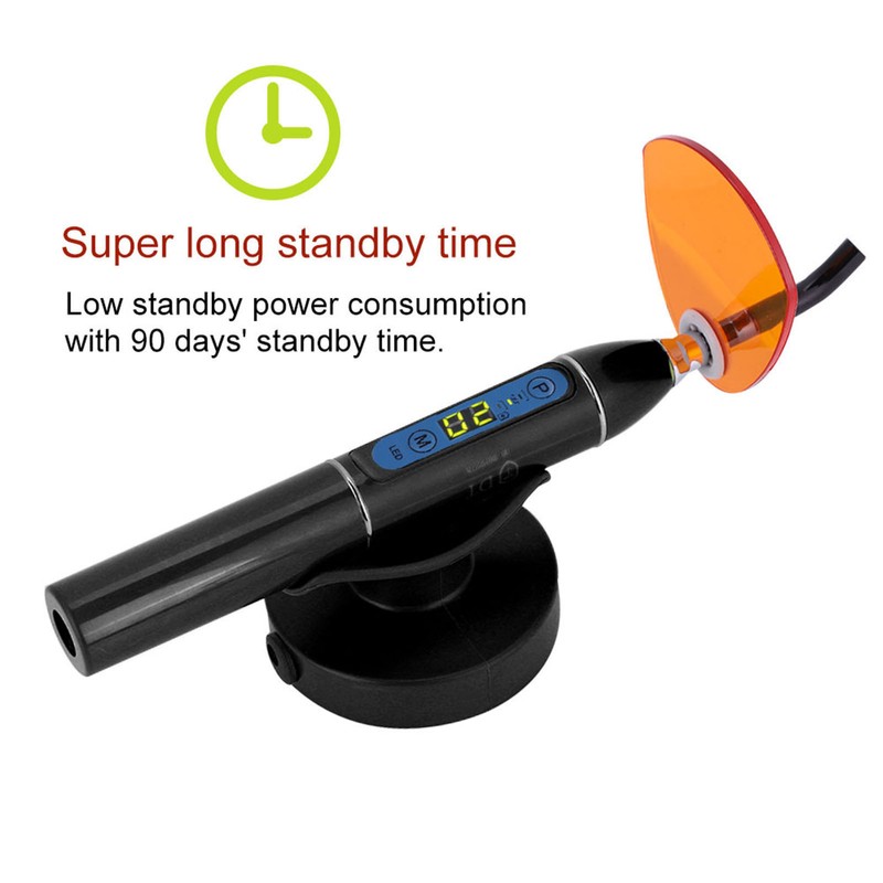 Wireless Cordless LED Dental Curing Machine Light Lamp Black -240V