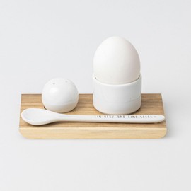 Räder Egg Cup Set "Ein Herz und eine Seoul" [German