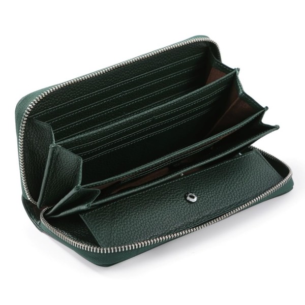 Cheval noir Women's Long Wallet, Genuine Leather, Separate Type, Coin
