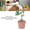 Mini Dollhouse Plant Simulation Realistic Vivid Portable Dollhouse Miniature Potted