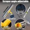 Self Leveling Cement Tool Kit,Epoxy Flooring Tool Kit,Self-Leveling Rake,Spike Shoes