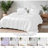LINENWALAS 100% Organic Bamboo Small Double Duvet Cover Set- 170x200