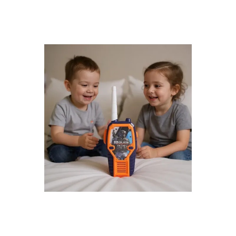 Walkie Talkies Radios Niños Interacción Entre Padres E Hijos