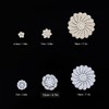 kilofly 26 pcs Cotton Crochet Doilies 1.8"-7.9" Handmade White Beige
