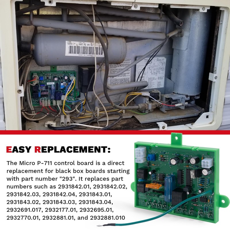 HRepair Micro P-711 Control Board Replacement Dometic Control Board fits